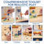 Établi à jouets en bois, grand outil de jeu en bois pour enfants, ensemble de construction créative Pretend Play