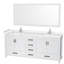 Sheffield 79" Double Bathroom Vanity Base Only-31336919