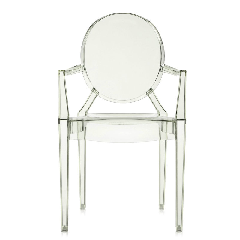 Louis Ghost Outdoor Dining Armchair, Green