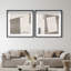 Structural Set Shadowbox Abstract Print by Oliver Gal, Black Frame, 12 x 12-1087555799-1087555802