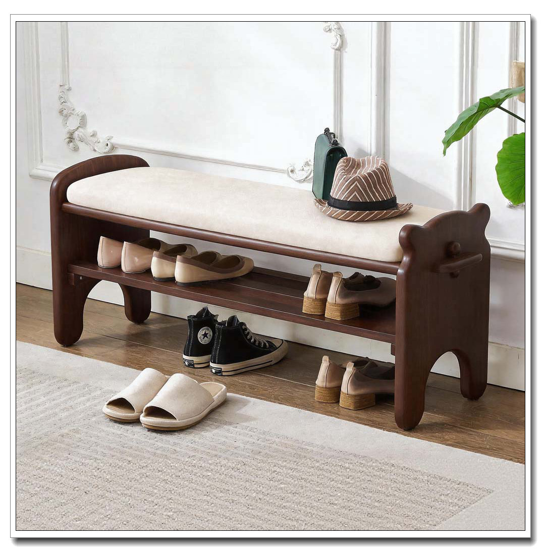 Latitude Run® 2-Tier Wooden Entryway Bench - Wayfair Canada