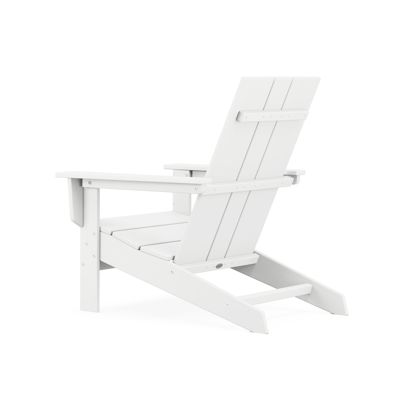 POLYWOOD x AllModern Oversized Adirondack Chair, White