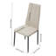 40cm H Linen Upholstered Upholstered Back Side Chair-1209892408