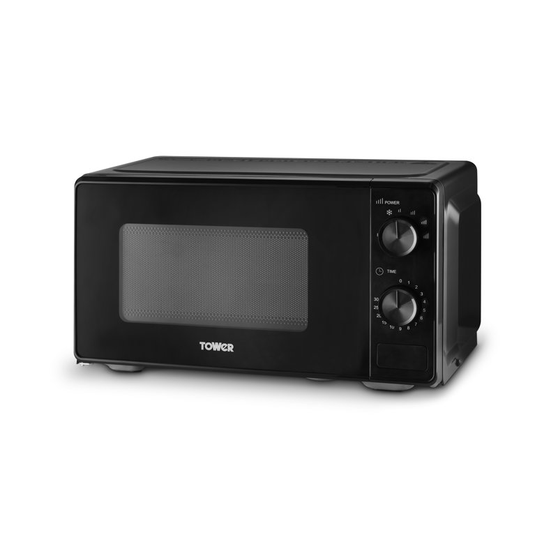 Tower 46.6cm 20m³ L Convection Countertop Microwave with Sensor Cooking, Black