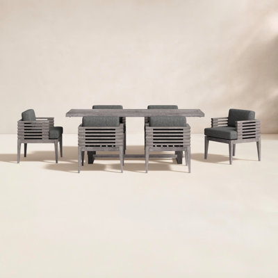 Aerilyn 82" Patio Dining Set