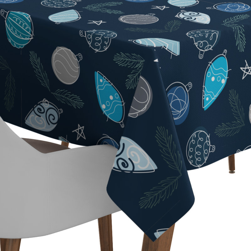 Nappe de Noël abstraits brankovice, L 126 po x l 60 po