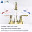 Bathroom faucet with 360 degree turn spout-110825948