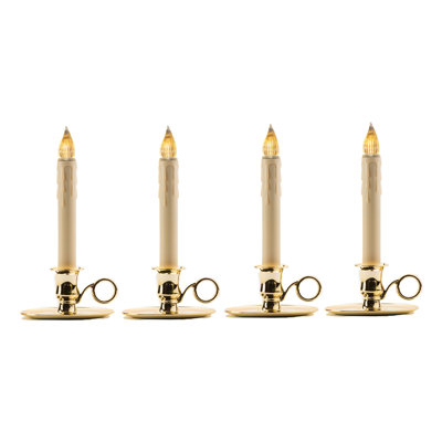 Williamsburg Unscented Flameless Candle with Plastic Holder