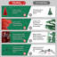 Arbre de Noël en PVC avec support en métal-117479407