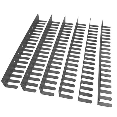 Paquet de 6, installation de bride de support de brûleur en acier inoxydable flexible et robuste