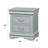 Platinum Finish Nightstand