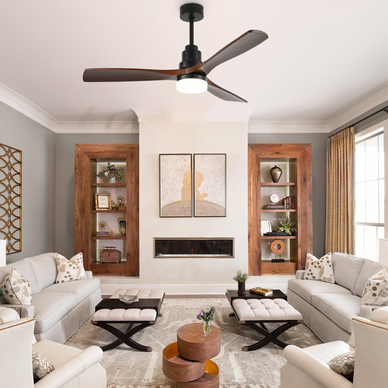 52'' Six Speeds LED Ceiling Fan With Remote