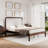 Ardin King Walnut Solid Wood Bed-747825530-747825528