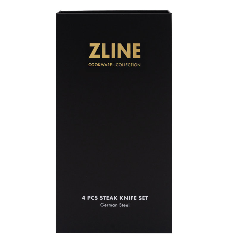 ZLINE 4-Piece Professional German Steel Steak Knife Set