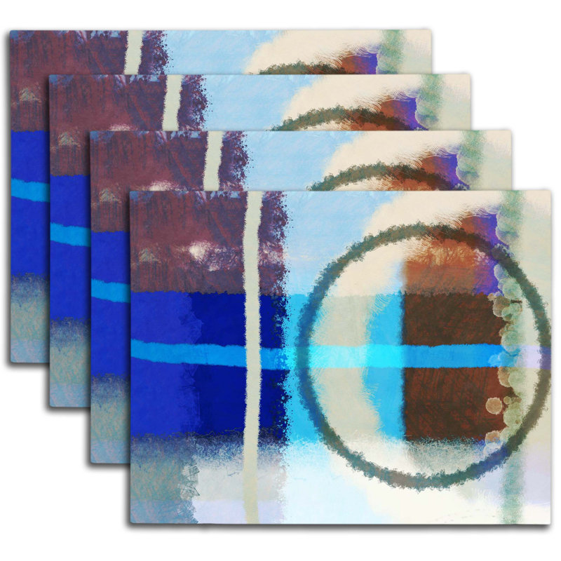 Napperon abstrait en polyester