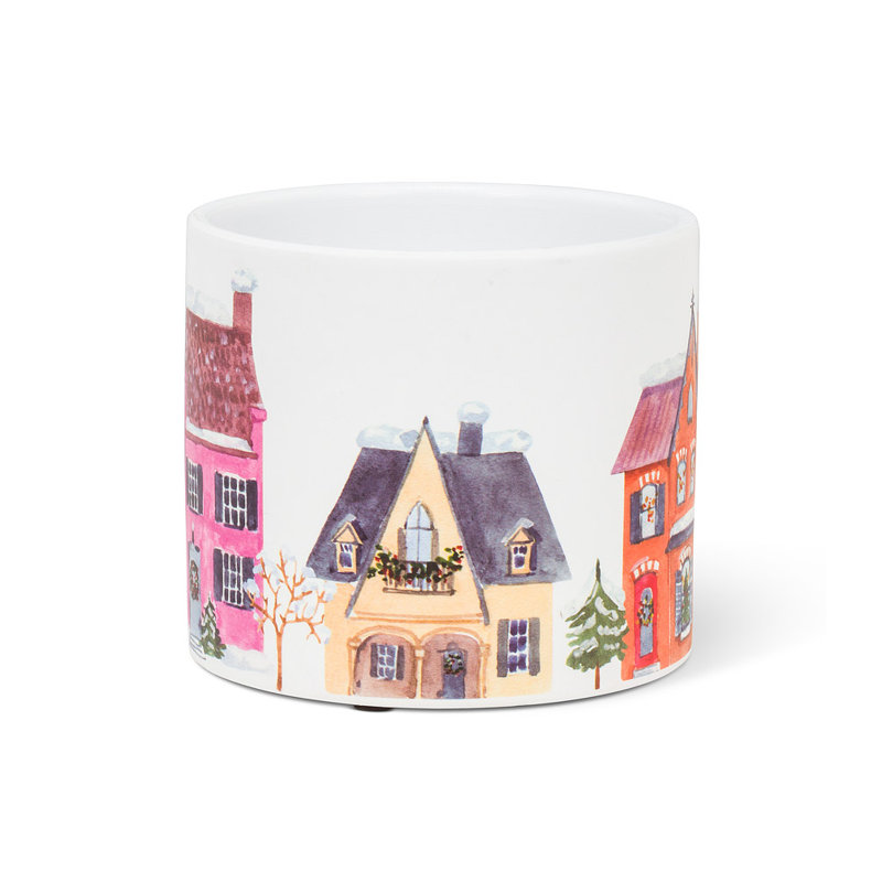Cache-pot en céramique Loudonville, H 4,5 po x l 4,5 po x P 4,5 po