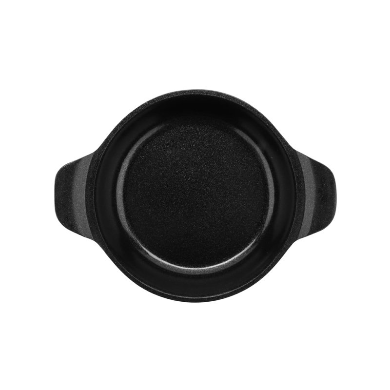 G.E.T. 10 Quarts Non-Stick Cast Aluminum Round Dutch Oven, Black