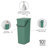 Brabantia Sort & Go Plastic Recycling Bin, 10.6 Gallon-93819331