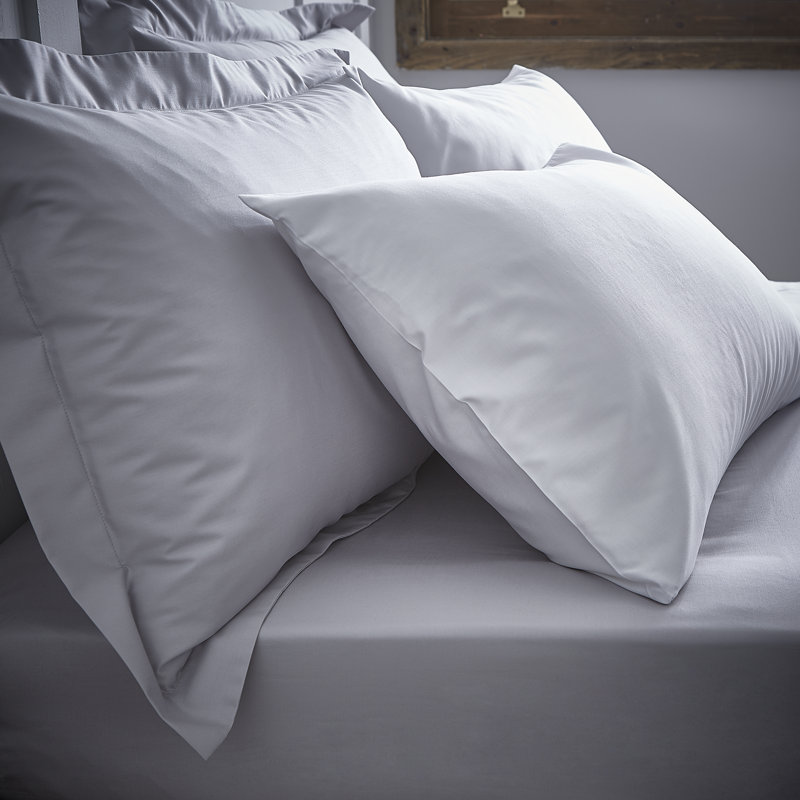 300 Thread Count Cotton Modal Fitted Sheet, Single (3'), Grey