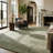 Rug Branch Sovana 8' x 11' (7'10" x 10'10") Olive Green Tonal Solid Indoor Area Rug, Comtemporary, Medium Pile, Stain-Resistant Carpet - Living Room, Bedroom, Dining Room, and Kitchen-2114482432