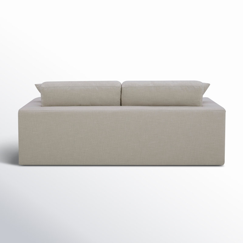 Asher Upholstered 82'' Sofa, Effie Linen Performance