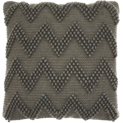 Boho Textural Chevron Throw Pillow