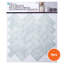 10'' W x 10'' L PVC Peel and Stick Mosaic Tile-29083095