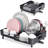 Stainless Steel Adjustable Dish Rack, Extendable Extra Large Capacity Dish Drying Rack, Kitchen Plate Rack