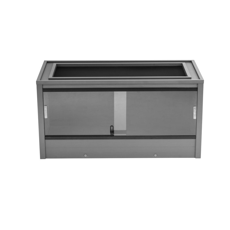 Terrarium Deneishia, Gris, 39 gallons - H 18,19 po x l 36 po x P 18,15 po