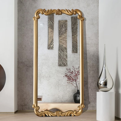 Miroirs pleine grandeur rectangulaires en bois manufacturé