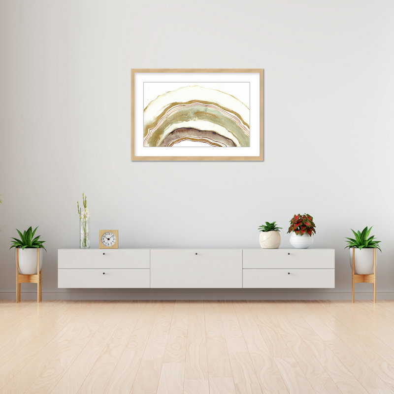 Abstract White Agate, 30" H x 40" W
