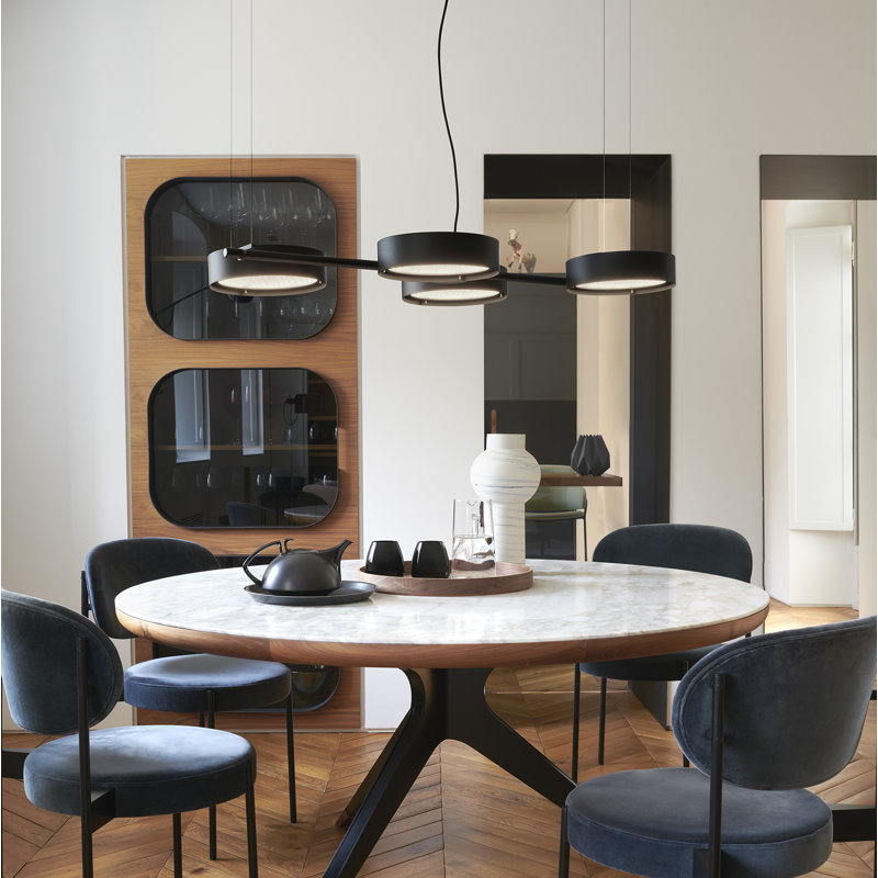 Berlin 4 - Light LED Pendant, Matte Black