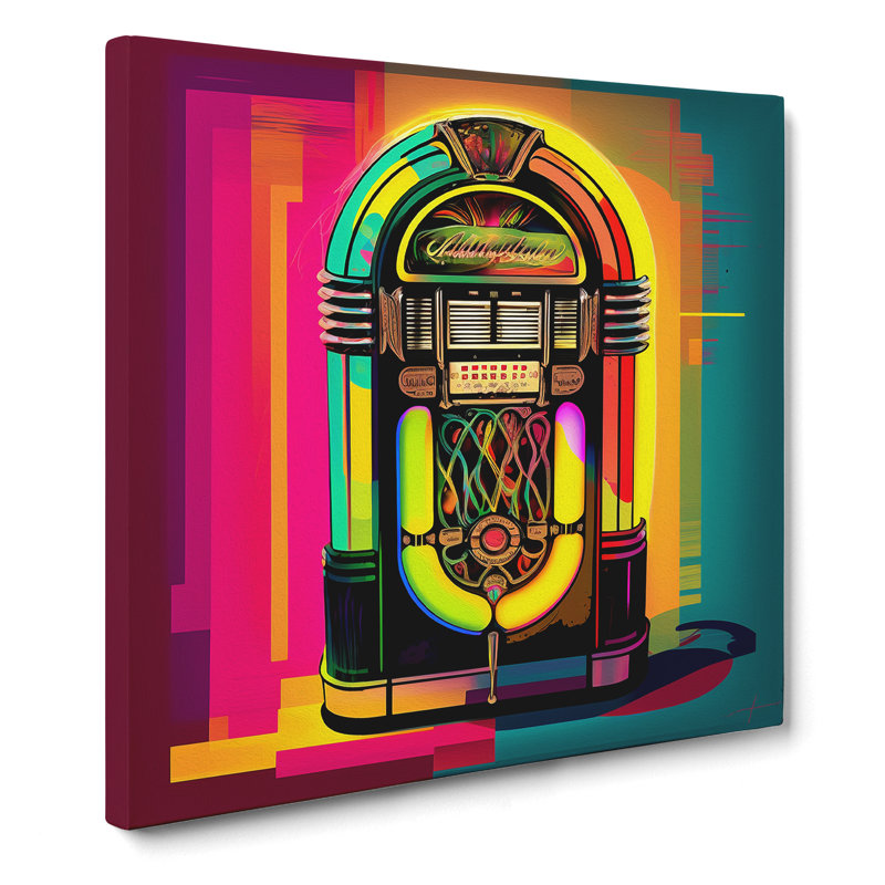 Jukebox Fauvism - No Frame Print