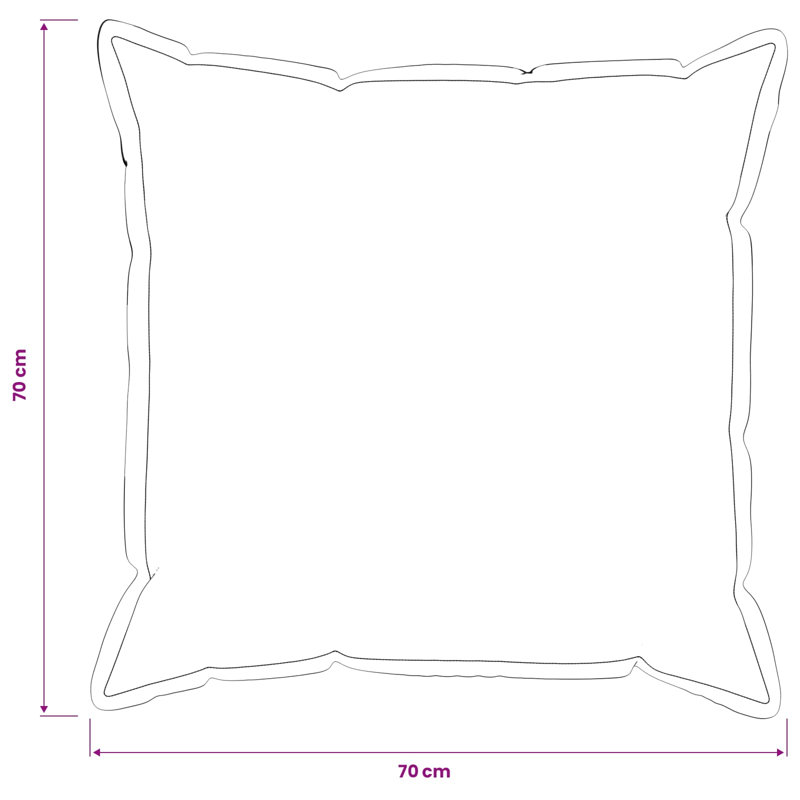 Cushion, Square 70cm, Cream