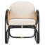 Chaise d'appoint avec coussin Claudetta