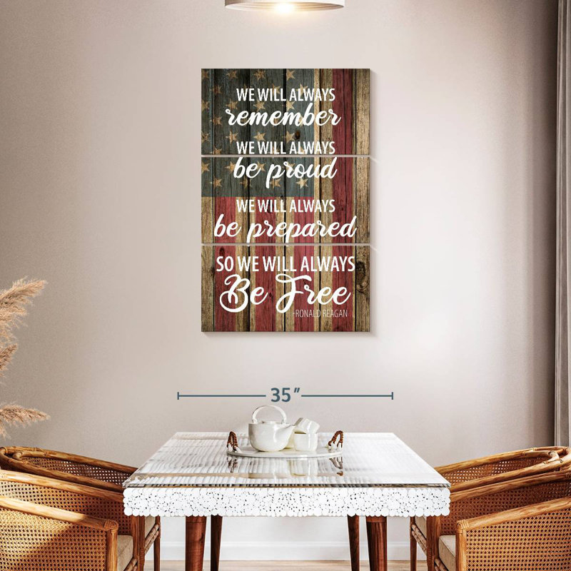 Lelend Be Free Patriotic, 45" H x 28" W