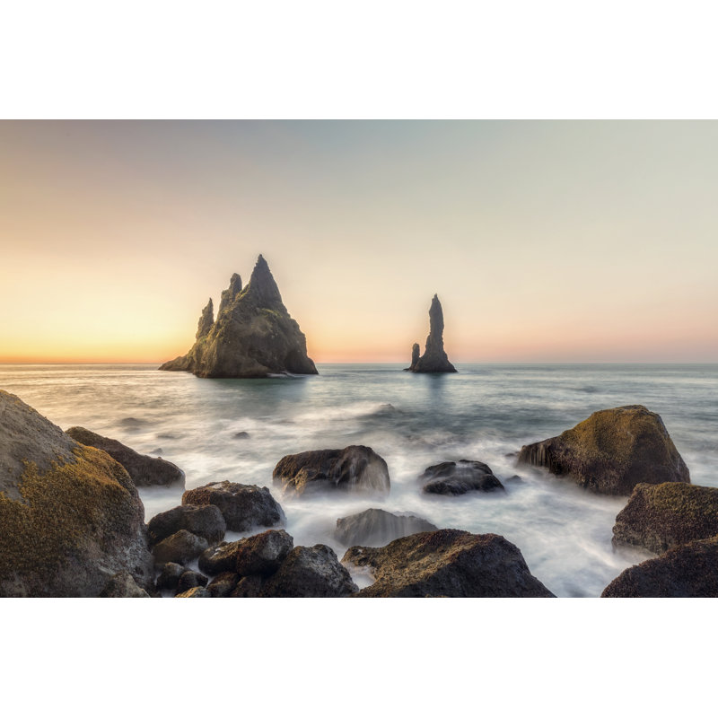 Reynisdrangar Cliffs by Dietermeyrl, 24" H x 36" W