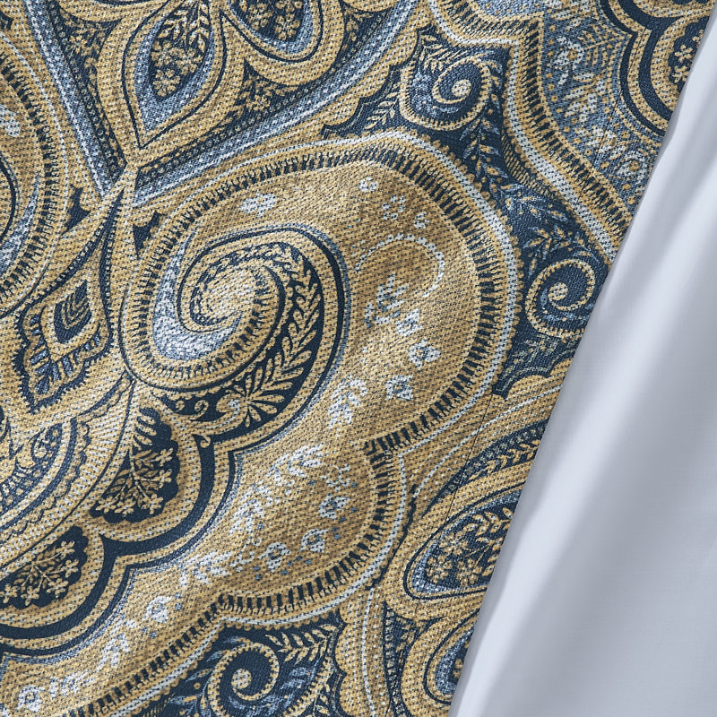 Messina Navy Curtain Panel Pair