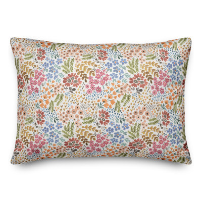 Coussin floral lombaire