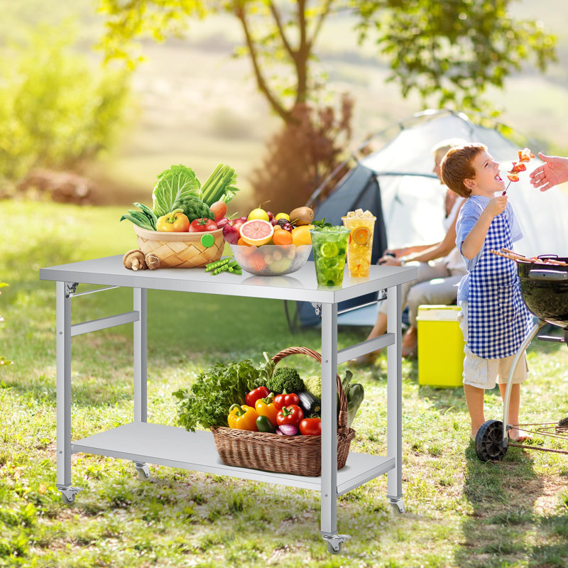 Metal Kitchen Island