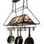 Moose at Lake Handcrafted Hanging Pot Rack