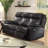Boston Faux Leather Pillow Top Arm Reclining Loveseat-657955809-562083434