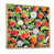 Toile avec cadre flottant or