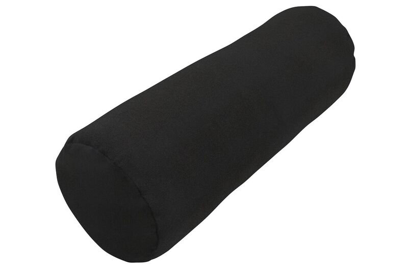 Outdoor Sunbrella Knife Edge Bolster Pillow, Canvas Black Sunbrella® Canvas