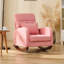 Chaise berçante en bois massif EROMMY-103184535