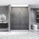 66 To 72 In. W X 76 In. H Single Sliding Frameless Shower Door With 5/16 In. Tempered Clear Glass