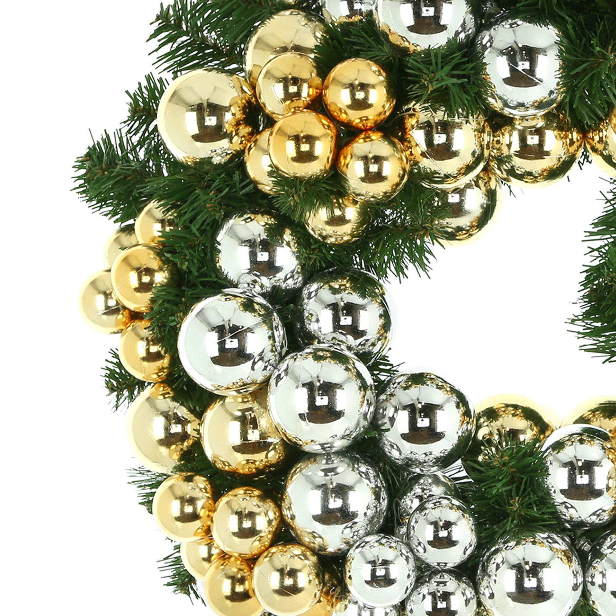 Handcrafted Faux Evergreen Wreath