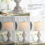 Lampe de table Barbara en résine USB