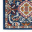 Tapis oriental ivoire / bleu / orange Verda-357459290