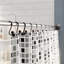 Crochets de rideau de douche Besar